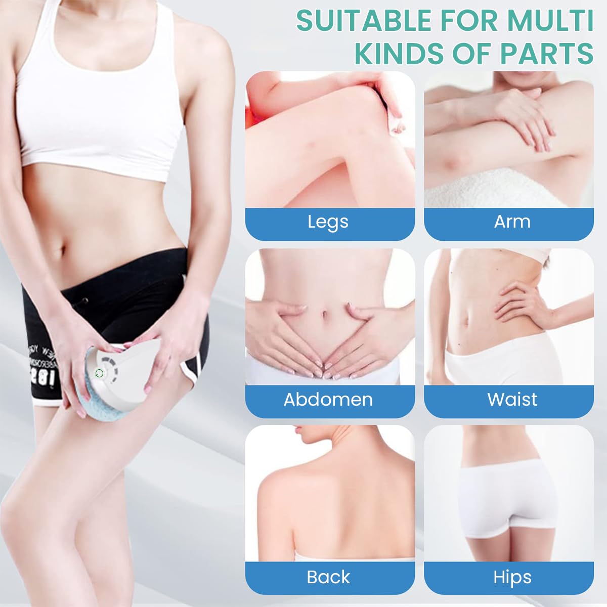 HANNEA Body Massager Electric Shoulder Back Massager Full Body Massager for Neck, Back, Arm, Lumbar, Leg Viberation Muscle Massager with Stepless Body Sculpt Massager with 6 Soft Cloth Cover HANNEA Body Massager Electric Shoulder Back Massager Full Body Massager for Neck, Back, Arm, Lumbar, Leg Viberation Muscle Massager with Stepless Body Sculpt Massager with 6 Soft Cloth Cover